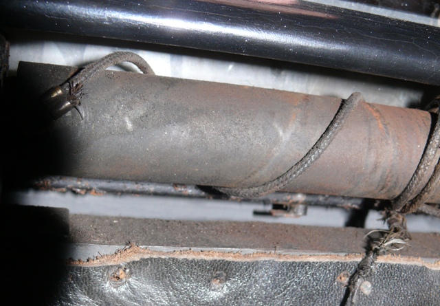 Hook remains visible on frame